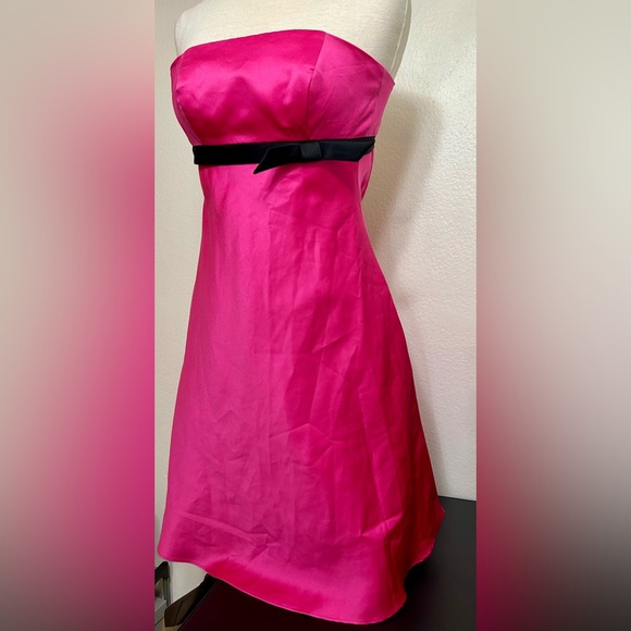 Alfred Angelo Fuchsia/Black Party Dress - Picture 2 of 7